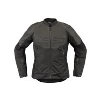 Icon Women's Overlord3 Leather Jacket foto 1