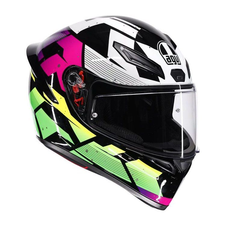 AGV K1 S Punkpulse Black/Purple/Lime