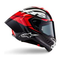 Alpinestars Supertech R10 Element Black/Carbon Bright Red/White Glossy photo 1