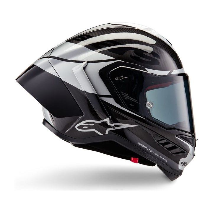 Alpinestars Supertech R10 Element Black/Carbon Silver/Black Glossy