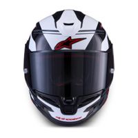 Alpinestars Supertech R7 A-Core Black/White/Red Glossy photo 2