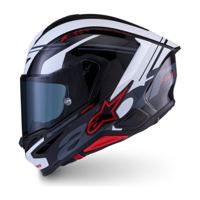 Alpinestars Supertech R7 A-Core Black/White/Red Glossy photo 4