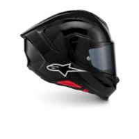 Alpinestars Supertech R7 Solid Black Glossy photo 1