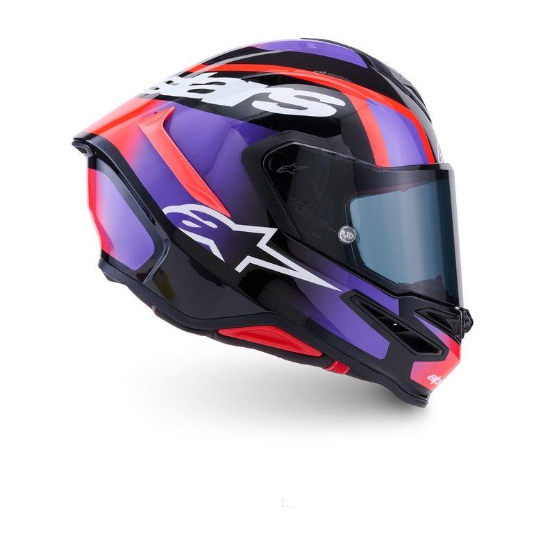 Alpinestars Supertech R7 Lumen Black/Purple/Fluo Red/White
