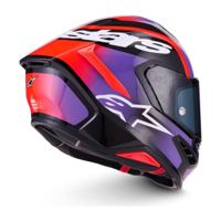 Alpinestars Supertech R7 Lumen Black/Purple/Fluo Red/White photo 3