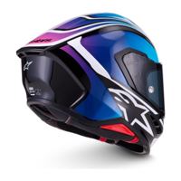 Alpinestars Supertech R7 Zeal Black/Blue/Fluo Pink/White Glossy photo 3