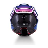 Alpinestars Supertech R7 Zeal Black/Blue/Fluo Pink/White Glossy photo 4