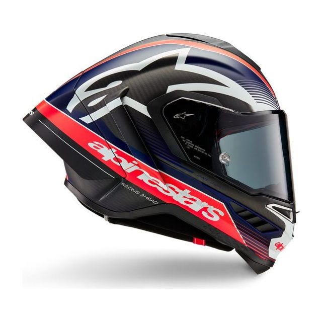 Alpinestars Supertech R10 Team Black/Carbon Fluo Red/Blue Matte