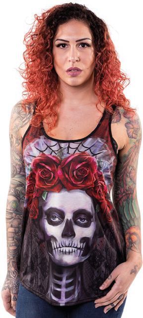 Lethal Threat Women's Dark Widow Loose Tank Top