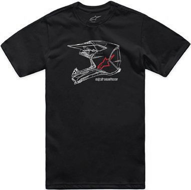 Alpinestars Mx Helmet Csf Short-Sleeve T-Shirts