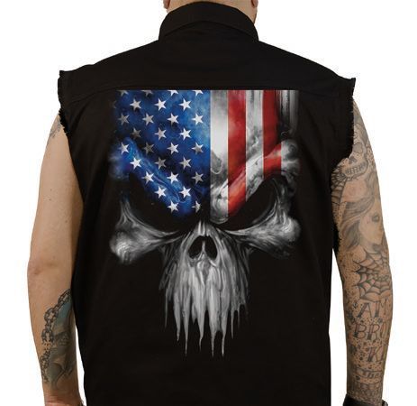 Lethal Threat Sleeveless Button Down Shirts