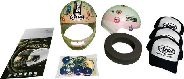 Arai Dealer Kit And Hat